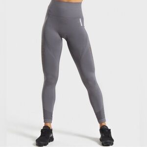 Gymshark Energy Seamless Grey Leggings, Size S
